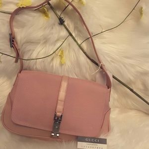 Authentic genuine leather Gucci Purse with silver